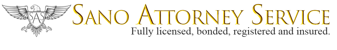 Sano Attorney Service